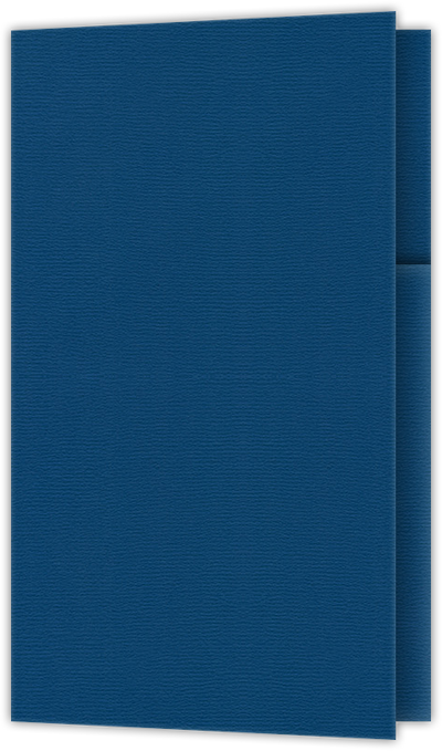 Royal Blue Felt 80lb 2 3/4 x 4 1/2 One Curved Pocket Key Card Holders with 3 Inch Pocket