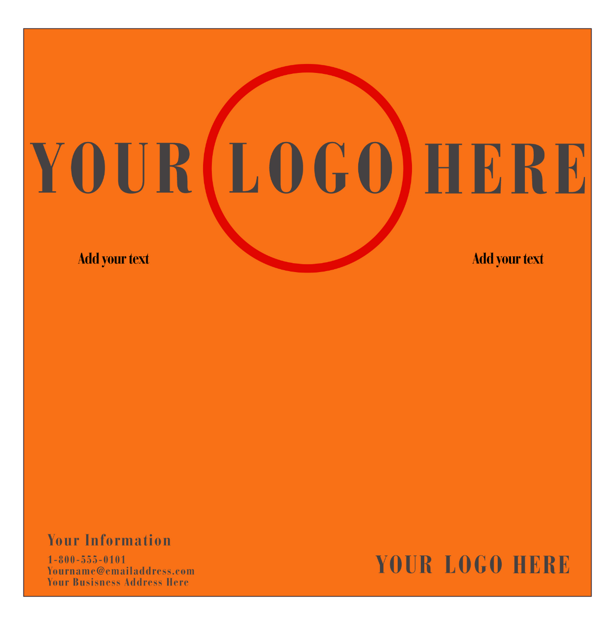 Mandarin Orange 100lb 12 x 12 Cardstock
