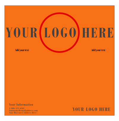 Mandarin Orange 100lb 12 x 12 Cardstock