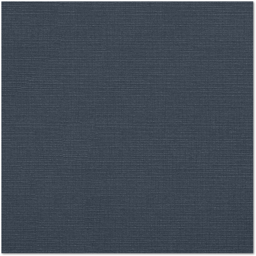 Nautical Navy Blue Linen 100lb 12 x 12 Cardstock