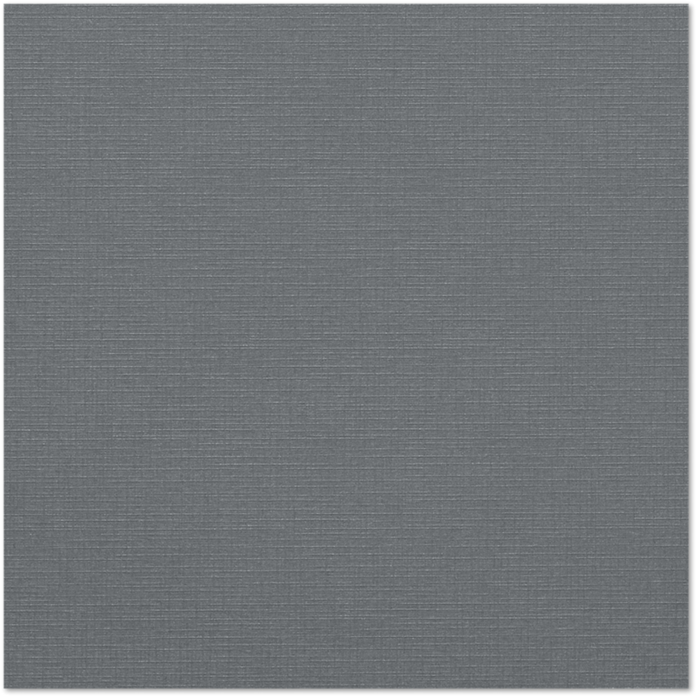 Sterling Gray Linen 100lb 12 x 12 Cardstock