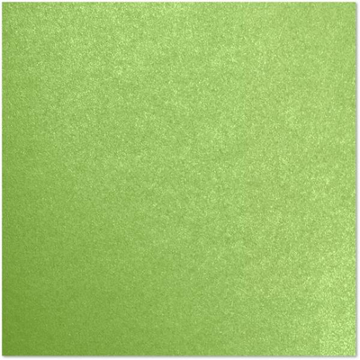 Lime Green Metallic 32lb 12 x 12 Paper