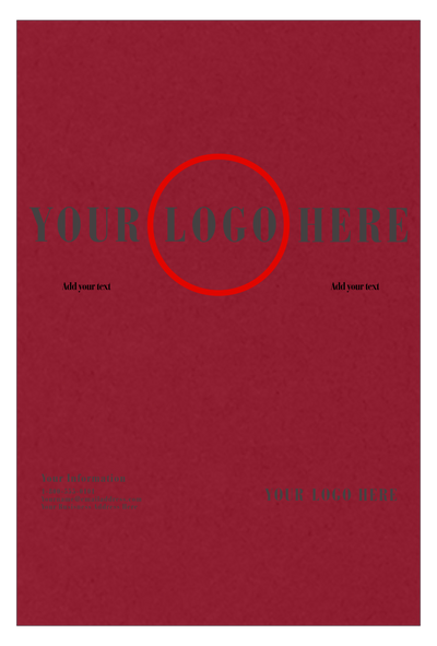 Garnet Dark Red 100lb 12 x 18 Cardstock