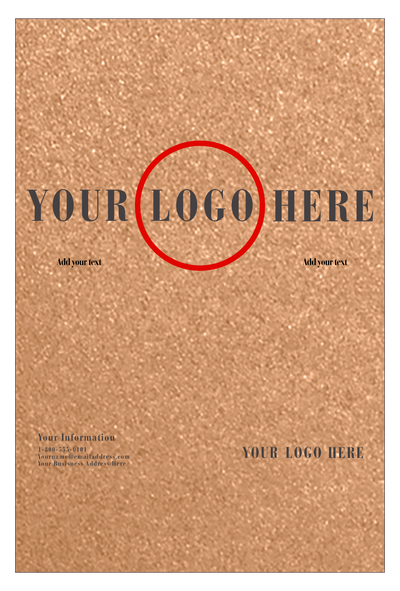 Copper Brown Metallic 105lb 12 x 18 Cardstock
