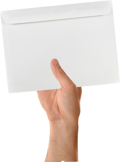 White 24lb 8 3/4 x 11 1/2 Envelopes