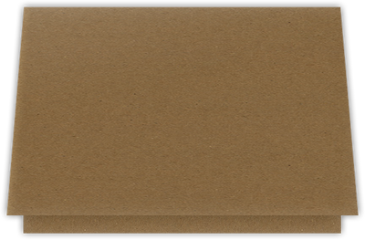 Brown Paper Bag Smooth 90lb 5 1/8 x 3 3/8 One Pocket Landscape Photo Holders with 1 3/8 Inch Pocket