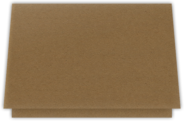 Brown Paper Bag Smooth 90lb 5 1/8 x 3 3/8 One Pocket Landscape Photo Holders with 1 3/8 Inch Pocket