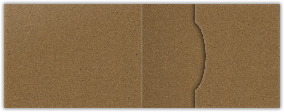 Brown Paper Bag Smooth 90lb 2 3/4 x 3 3/4 One Pocket Key Card Holders with 2 1/4 Inch Pocket