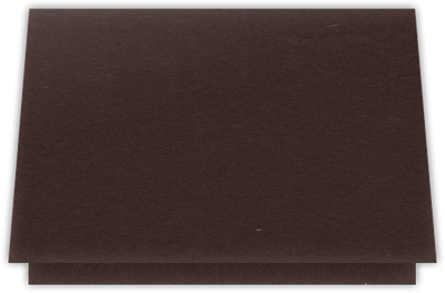 Hot Fudge Vellum 100lb 5 1/8 x 3 3/8 One Pocket Landscape Photo Holders with 1 3/8 Inch Pocket