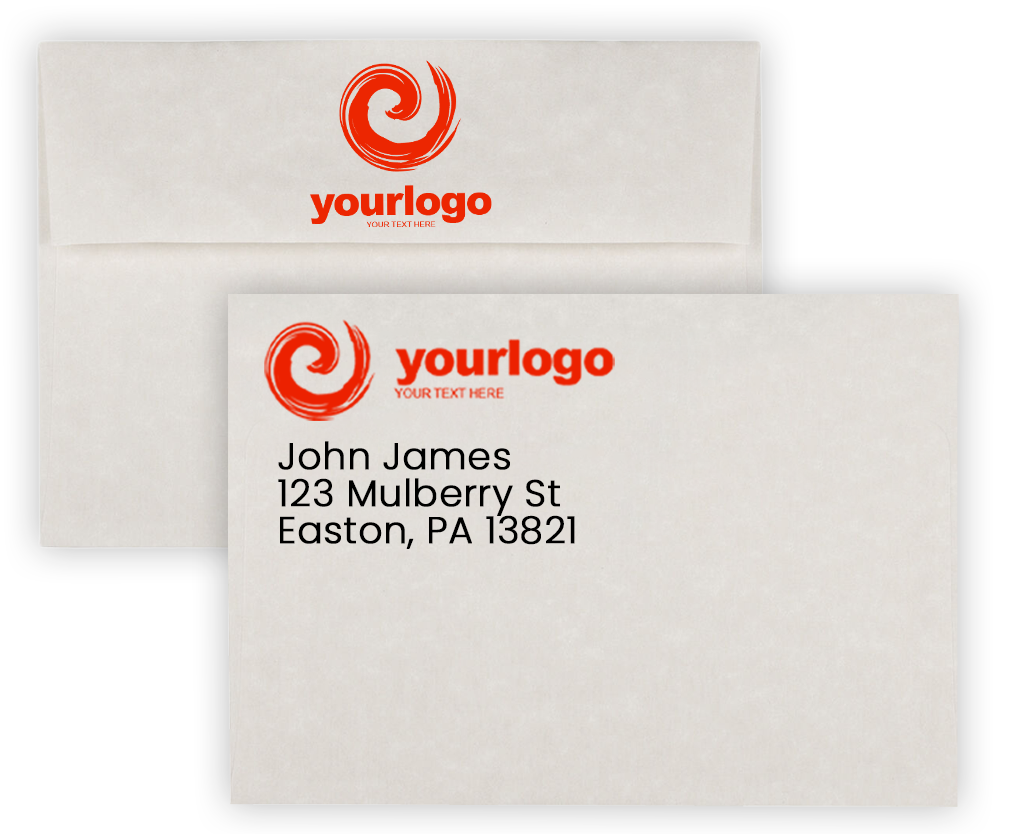 White Parchment 24lb A7 Invitation Envelopes (5 1/4 x 7 1/4)