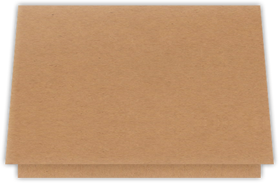 Jute Vellum 80lb 5 1/8 x 3 3/8 One Pocket Landscape Photo Holders with 1 3/8 Inch Pocket