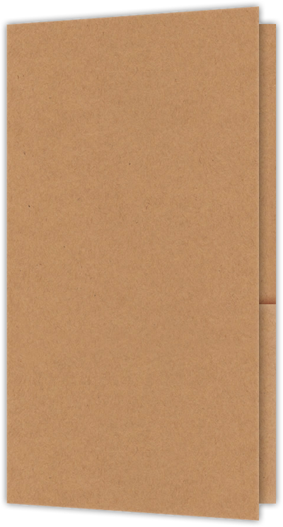 Jute Vellum 80lb 3 3/8 x 6 One Pocket Key Card Holders with 2 1/2 Inch Pocket