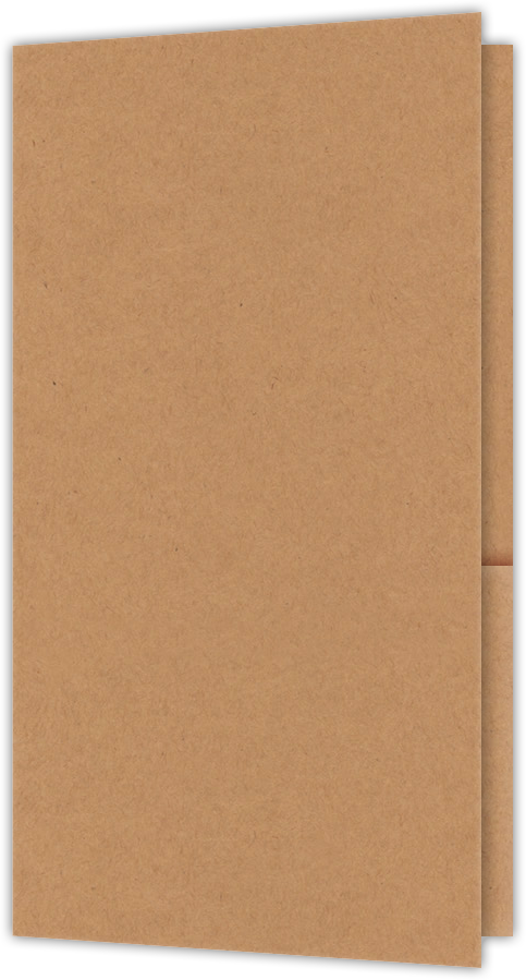 Jute Vellum 80lb 3 3/8 x 6 One Pocket Key Card Holders with 2 1/2 Inch Pocket