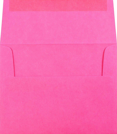 Fuchsia Pink Magenta 32lb A2 Invitation Envelopes (4 3/8 x 5 3/4)