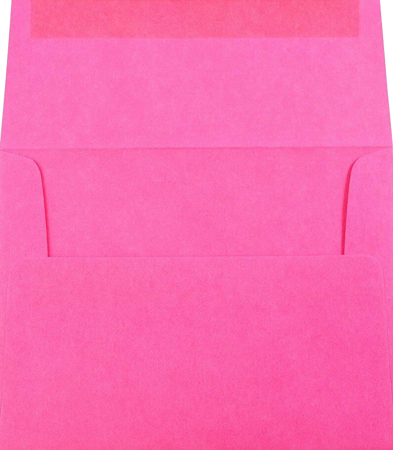 Fuchsia Pink Magenta 32lb A2 Invitation Envelopes (4 3/8 x 5 3/4)