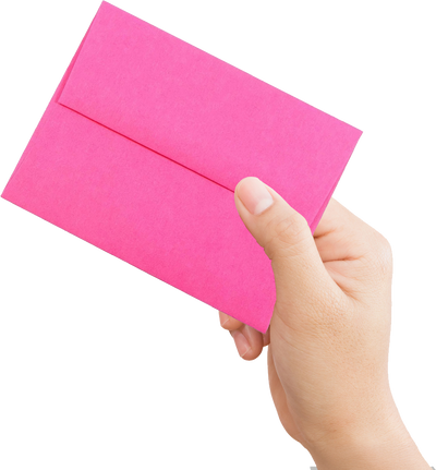 Fuchsia Pink Magenta 32lb A2 Invitation Envelopes (4 3/8 x 5 3/4)