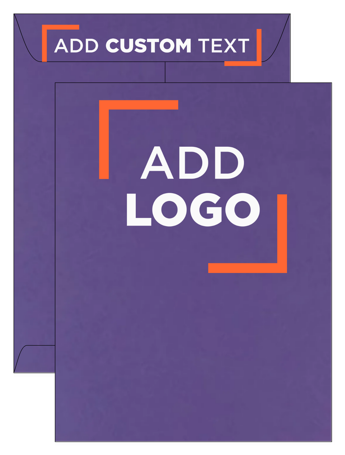 Dark Purple 28lb 10 x 13 Open End Envelopes