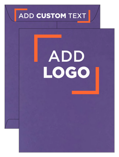 Dark Purple 28lb 10 x 13 Open End Envelopes
