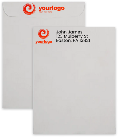 Gray Kraft 28lb 10 x 13 Open End Envelopes with Peel & Seal