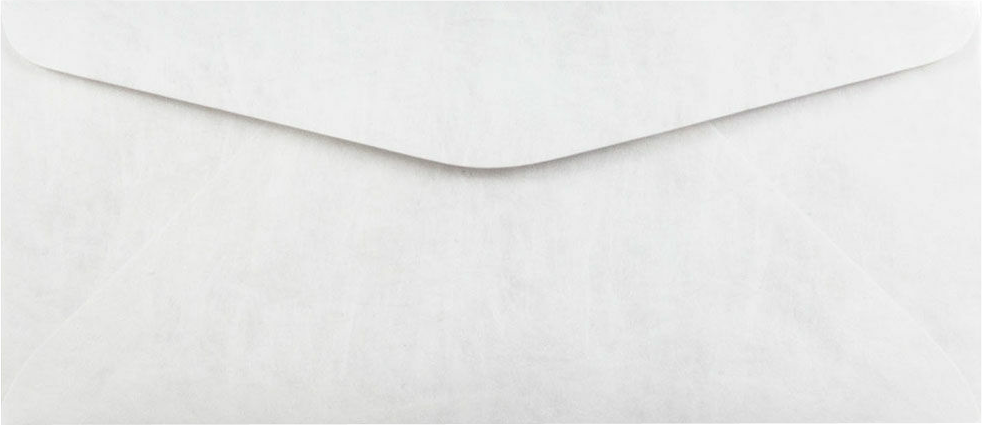 White Tyvek 14lb #11 Regular Envelopes (4 1/2 x 10 3/8)