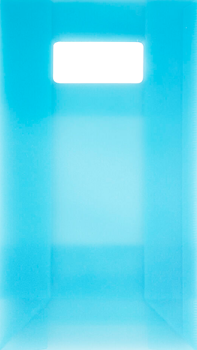 Blue Frosted Medium Plastic Lunch Bags (4 3/4 x 8 1/4 x 2 1/2)