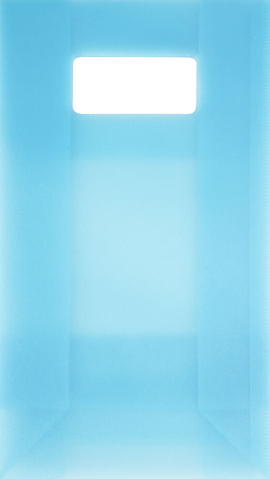 Blue Frosted Medium Plastic Lunch Bags (4 3/4 x 8 1/4 x 2 1/2)