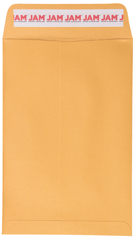 Brown Kraft 28lb 6 x 9 Open End Envelopes with Peel & Seal
