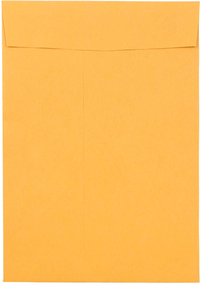 Brown Kraft 28lb 6 x 9 Open End Envelopes with Peel & Seal