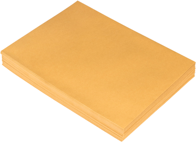 Brown Kraft 28lb 9 x 12 Open End Envelopes with Peel & Seal