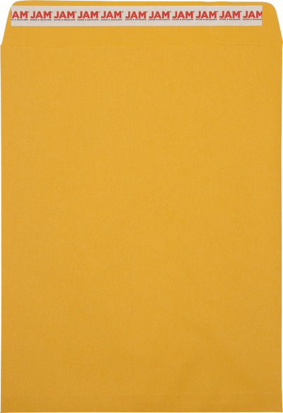 Brown Kraft 28lb 10 x 13 Open End Envelopes with Peel & Seal