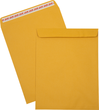 Brown Kraft 28lb 10 x 13 Open End Envelopes with Peel & Seal