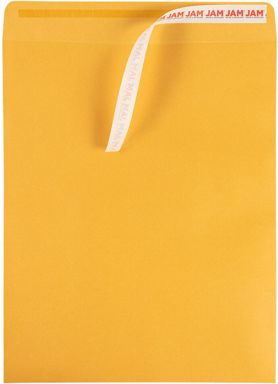 Brown Kraft 28lb 11 1/2 x 14 1/2 Open End Envelopes with Peel & Seal