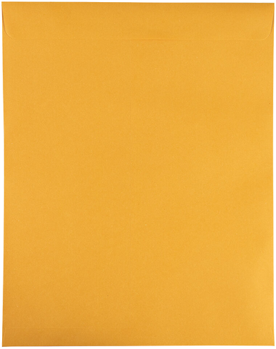 Brown Kraft 28lb 11 1/2 x 14 1/2 Open End Envelopes with Peel & Seal
