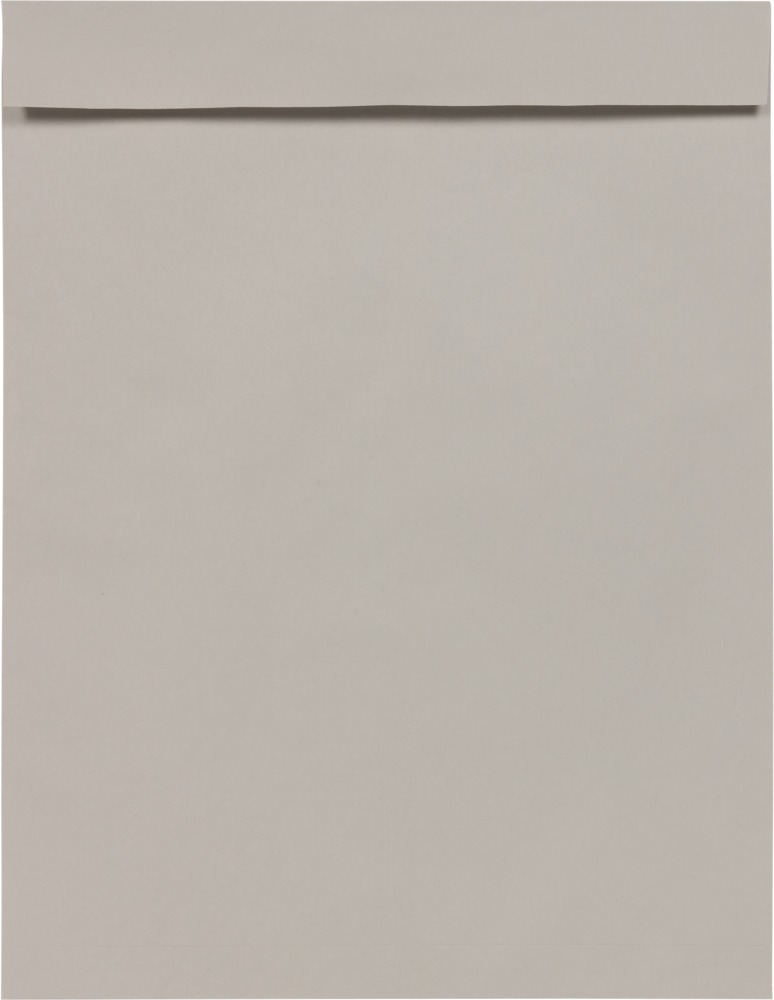 Gray Kraft 28lb 17 x 22 Open End Envelopes