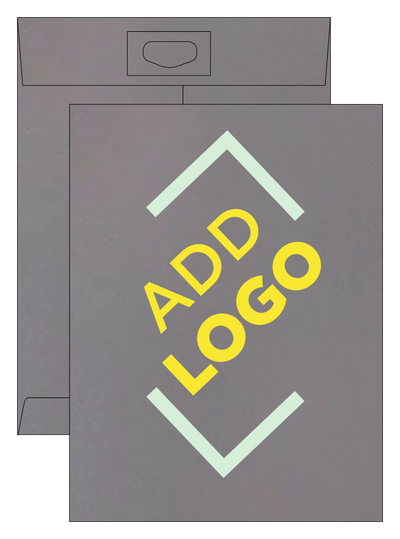 Gray Kraft 28lb 9 x 12 Open End Envelopes