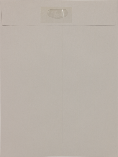 Gray Kraft 28lb 9 x 12 Open End Envelopes
