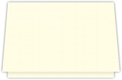 Vanilla Vellum 80lb 5 1/8 x 3 3/8 One Pocket Landscape Photo Holders with 1 3/8 Inch Pocket