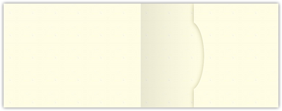 Vanilla Vellum 80lb 2 3/4 x 3 3/4 One Pocket Key Card Holders with 2 1/4 Inch Pocket