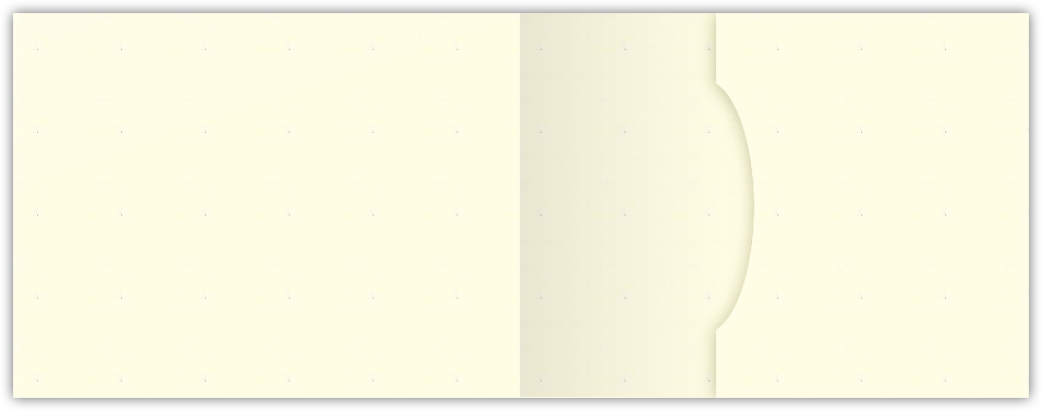 Vanilla Vellum 80lb 2 3/4 x 3 3/4 One Pocket Key Card Holders with 2 1/4 Inch Pocket