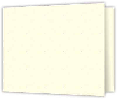 Vanilla Vellum 80lb 2 3/4 x 3 3/4 One Pocket Key Card Holders with 2 1/4 Inch Pocket