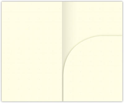 Vanilla Vellum 80lb 2 3/4 x 4 1/2 One Curved Pocket Key Card Holders with 3 Inch Pocket