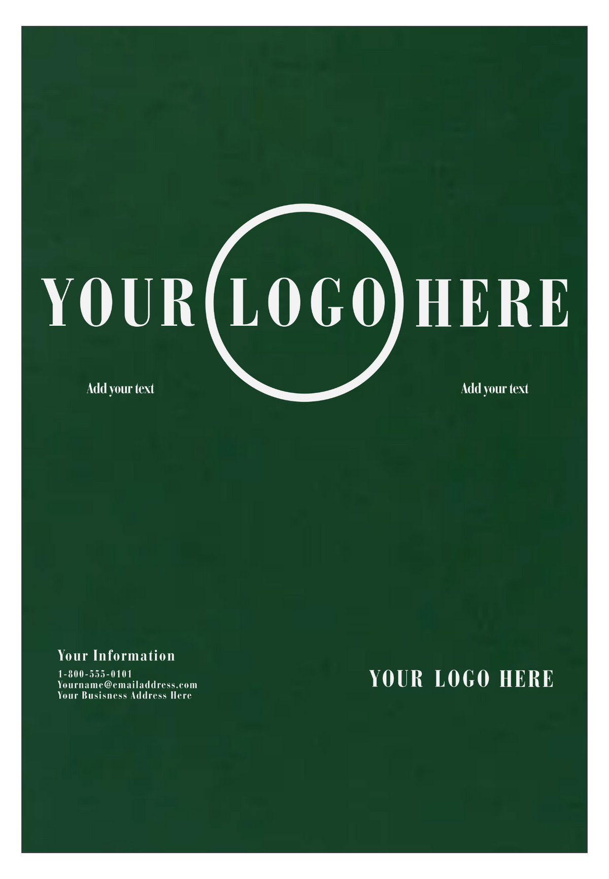 Dark Green Linen 100lb 13 x 19 Cardstock