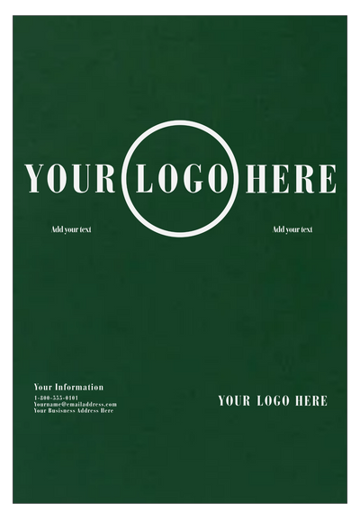 Dark Green Linen 100lb 13 x 19 Cardstock