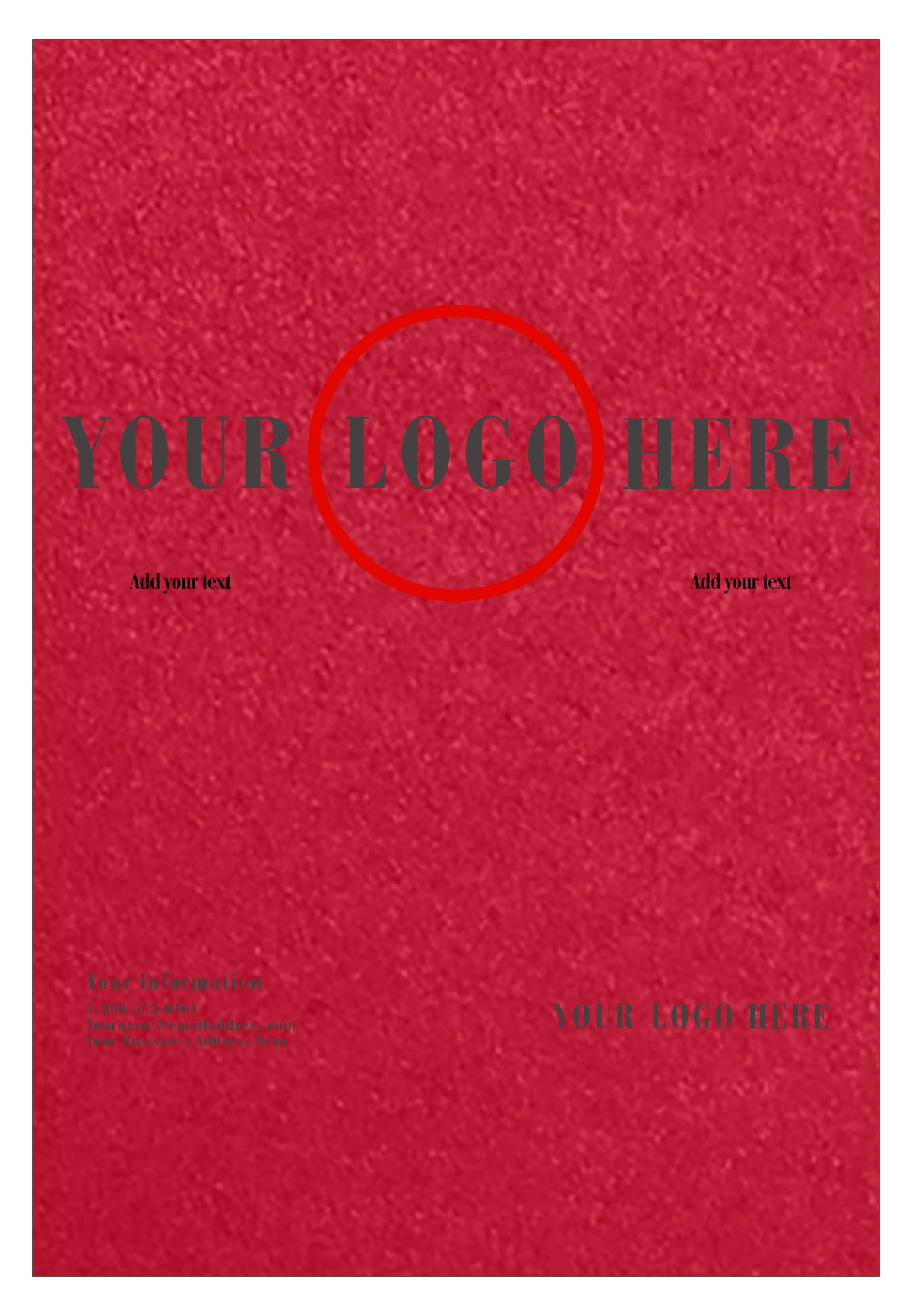 Jupiter Red Metallic 105lb 13 x 19 Cardstock