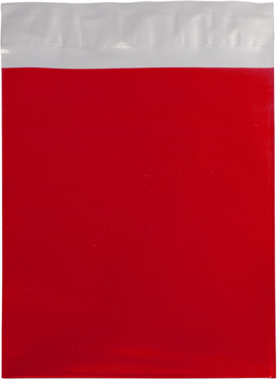 Red Foil 32lb 6 1/4 x 7 7/8 Invitation Envelopes with Peel & Seal