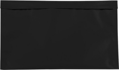 Black Foil 32lb 6 1/8 x 9 1/2 Booklet Envelopes with Peel & Seal