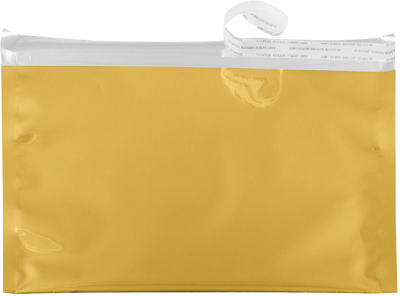 Gold Foil 32lb 6 1/8 x 9 1/2 Booklet Envelopes with Peel & Seal