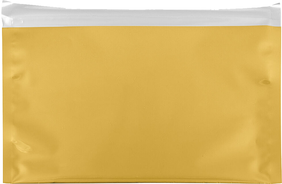 Gold Foil 32lb 6 1/8 x 9 1/2 Booklet Envelopes with Peel & Seal