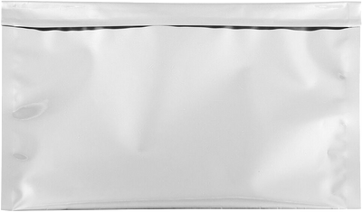 Silver Foil 32lb 6 1/8 x 9 1/2 Booklet Envelopes with Peel & Seal