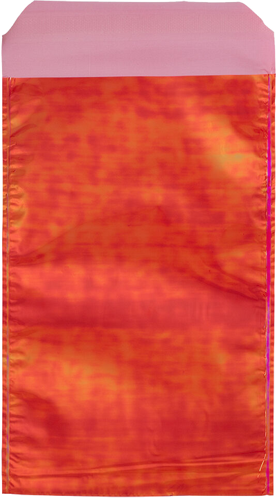 Red Irredescent Foil 32lb 5 1/4 x 8 Open End Envelopes with Peel & Seal